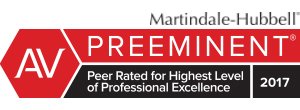 AV Preeminent - Peer Review Rated 2017